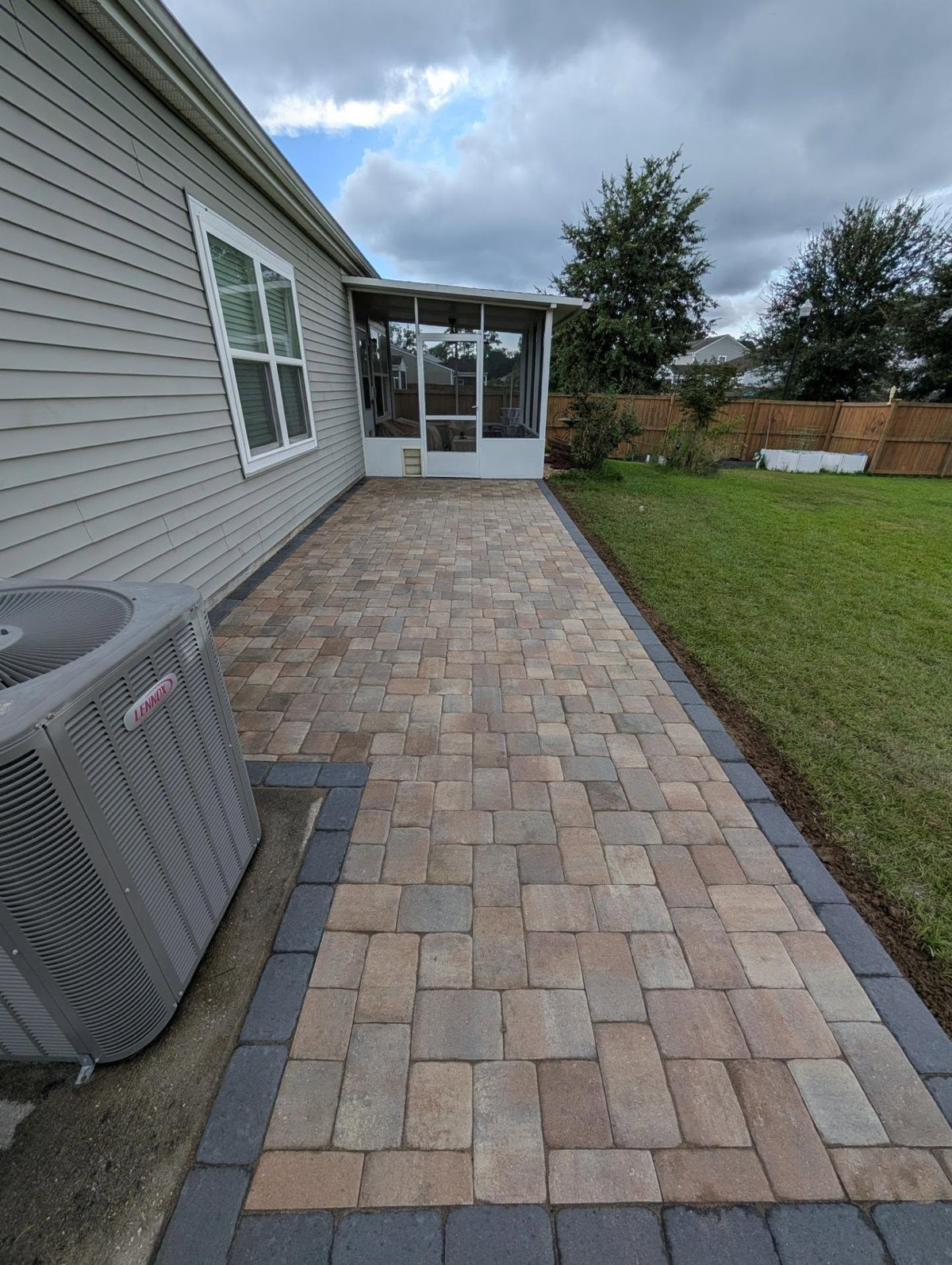 Paver Patio in West Ashley | Savannah & Black Border
